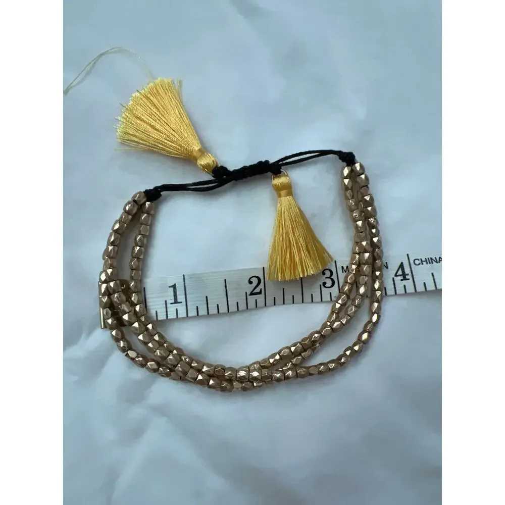 Gold Beaded Bracelet